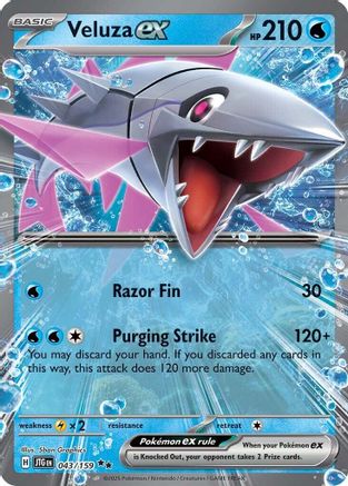 Veluza ex 043/159 - Holofoil SV09 Journey Together