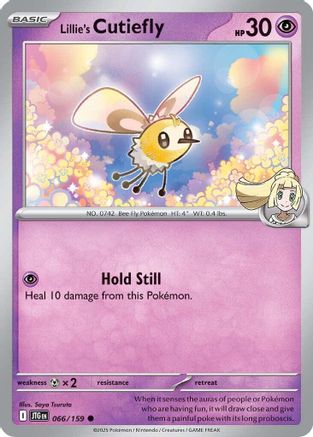 Lillie's Cutiefly 066/159 - Reverse Holofoil SV09 Journey Together