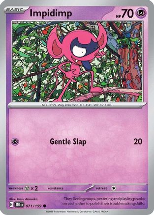 Impidimp 071/159 - Reverse Holofoil SV09 Journey Together