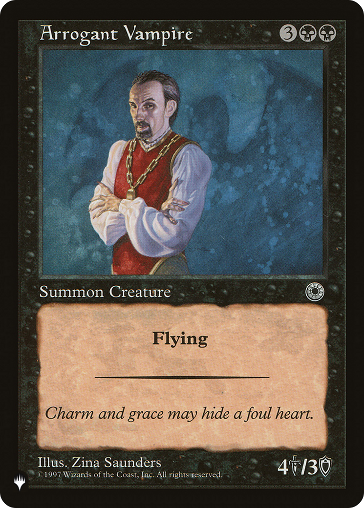 Arrogant Vampire (LIST-POR-79)  - The List