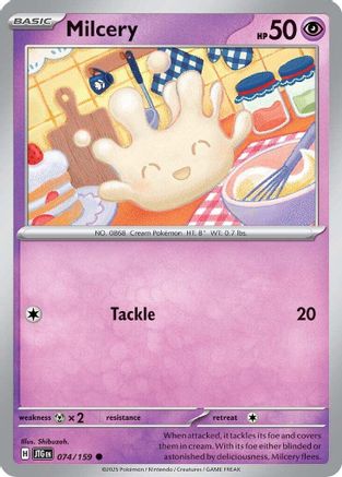 Milcery 074/159 - Reverse Holofoil SV09 Journey Together