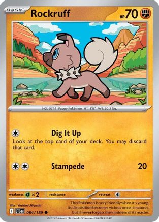 Rockruff 084/159  SV09 Journey Together