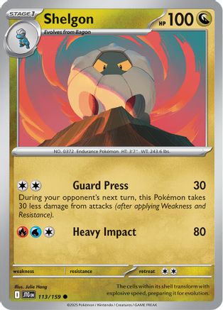 Shelgon 113/159 - Reverse Holofoil SV09 Journey Together