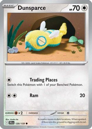 Dunsparce 120/159 - Reverse Holofoil SV09 Journey Together