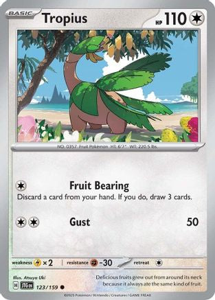 Tropius 123/159 - Reverse Holofoil SV09 Journey Together