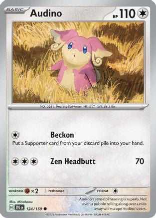 Audino 124/159 - Reverse Holofoil SV09 Journey Together