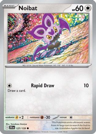 Noibat 127/159 - Reverse Holofoil SV09 Journey Together