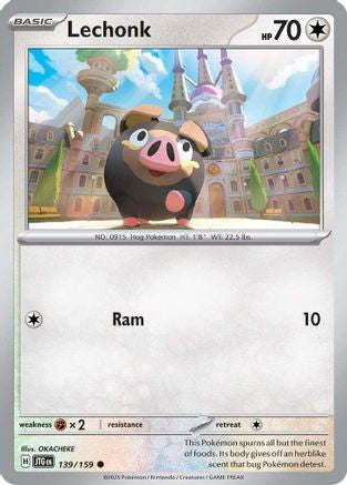 Lechonk 139/159 - Reverse Holofoil SV09 Journey Together