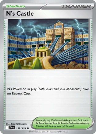 N's Castle 152/159 - Reverse Holofoil SV09 Journey Together