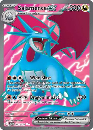 Salamence ex 177/159 - Holofoil SV09 Journey Together