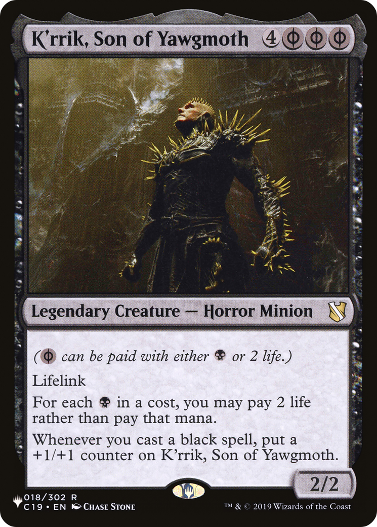 K'rrik, Son of Yawgmoth (LIST-018/302)  - The List