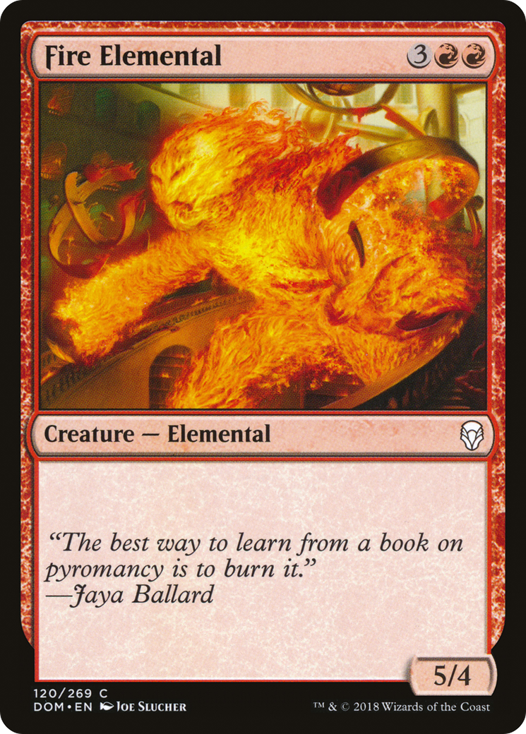 Fire Elemental (DOM-120)  - Dominaria