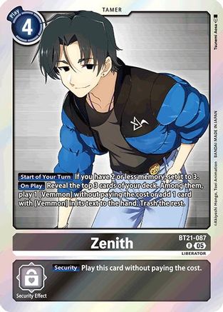 Zenith [BT21-087] [World Convergence]