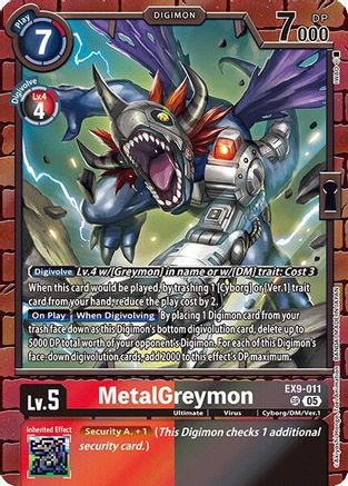 MetalGreymon (EX9-011) - Versus Monsters Foil