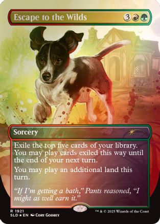 Escape to the Wilds (1921) (Rainbow Foil) (SLD-1921)  Foil - Secret Lair Drop Series