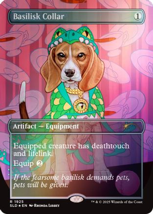 Basilisk Collar (1925) (Rainbow Foil) (SLD-1925)  Foil - Secret Lair Drop Series