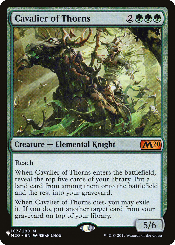 Cavalier of Thorns (LIST-167/280)  - The List