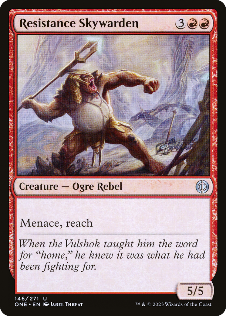 Resistance Skywarden (ONE-146)  Foil - Phyrexia: All Will Be One