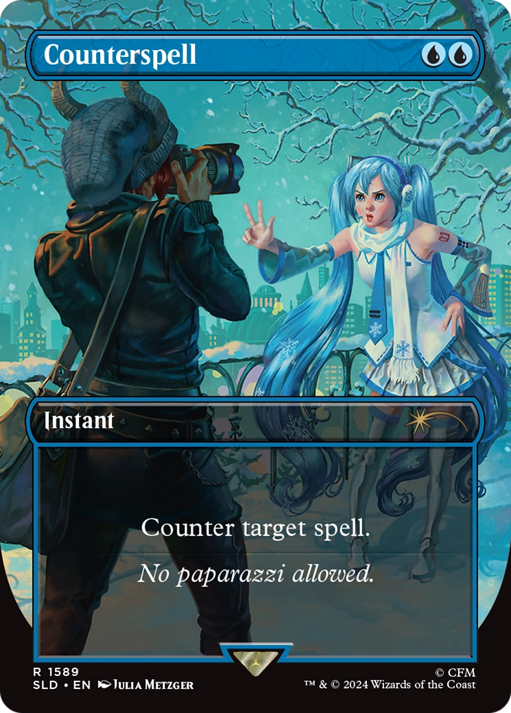 Counterspell (1589) (SLD-1589)  - Secret Lair Drop (Borderless)