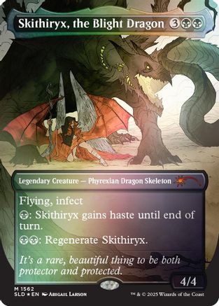 Skithiryx, the Blight Dragon (Rainbow Foil) (SLD-1562)  Foil - Secret Lair Drop Series