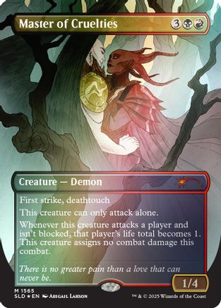 Master of Cruelties (Rainbow Foil) (SLD-1565)  Foil - Secret Lair Drop Series