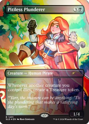 Pitiless Plunderer (Rainbow Foil) (SLD-1431)  Foil - Secret Lair Drop Series