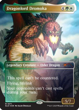 Dragonlord Dromoka (Rainbow Foil) (SLD-1971)  Foil - Secret Lair Drop Series