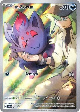 N's Zorua 189  - Holofoil SV Scarlet & Violet Promo Cards - Promo