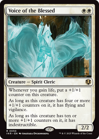 Voice of the Blessed (INR-050)  - Innistrad Remastered