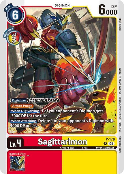Sagittarimon [P-178] (Store Tournament 2025 Vol.2 Participation Pack) [Promotional Cards]