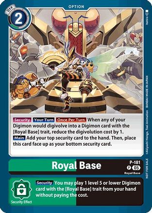 Royal Base (Store Tournament 2025 Vol.2 Participation Pack) (P-181) - Digimon Promotion Cards