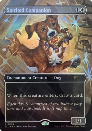 Spirited Companion (0896) (Rainbow Foil) (SLD-896)  Foil - Secret Lair Drop Series