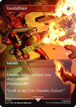 Vandalblast (1757) (Rainbow Foil) (SLD-1757)  Foil - Secret Lair Drop