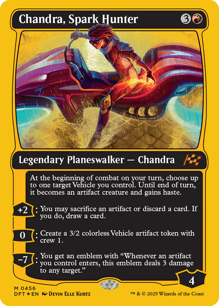 Chandra, Spark Hunter (First-Place Foil) (DFT-456)  Foil - Aetherdrift