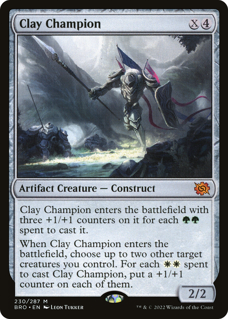 Clay Champion (BRO-230)  Foil - The Brothers' War