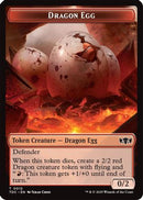 Dragon Egg // Dragon (0013) Double-Sided Token (TDC-12 // 13)  - Commander: Tarkir: Dragonstorm