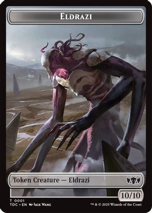 Eldrazi // Citizen Double-Sided Token (TDC-1 // 26)  - Commander: Tarkir: Dragonstorm