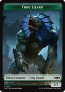 Frog Lizard // Dragon (0014) Double-Sided Token (TDC-21 // 14)  - Commander: Tarkir: Dragonstorm