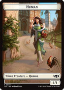 Human // Rat Double-Sided Token (TDC-5 // 9) - Commander: Tarkir: Dragonstorm