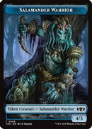 Salamander Warrior // Zombie Druid Double-Sided Token (TDC-8 // 10) - Commander: Tarkir: Dragonstorm