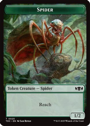 Spider // Bird Double-Sided Token (TDC-25 // 2) - Commander: Tarkir: Dragonstorm