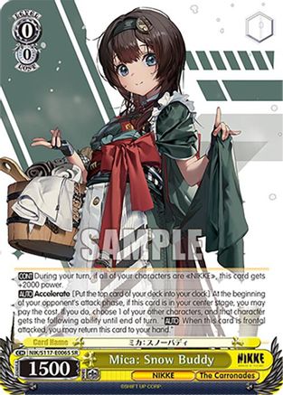 Mica: Snow Buddy (SR) (NIK/S117-E006S SR) - GODDESS OF VICTORY: NIKKE