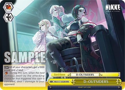 D-OUTSIDERS (RRR) (NIK/S117-E028R RRR) - GODDESS OF VICTORY: NIKKE