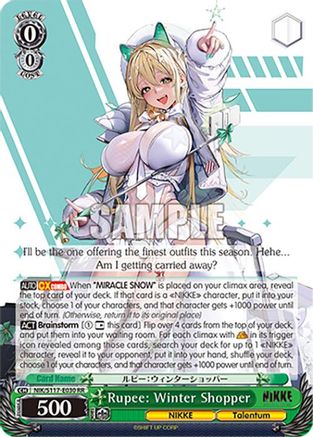 Rupee: Winter Shopper (NIK/S117-E030 RR) - GODDESS OF VICTORY: NIKKE