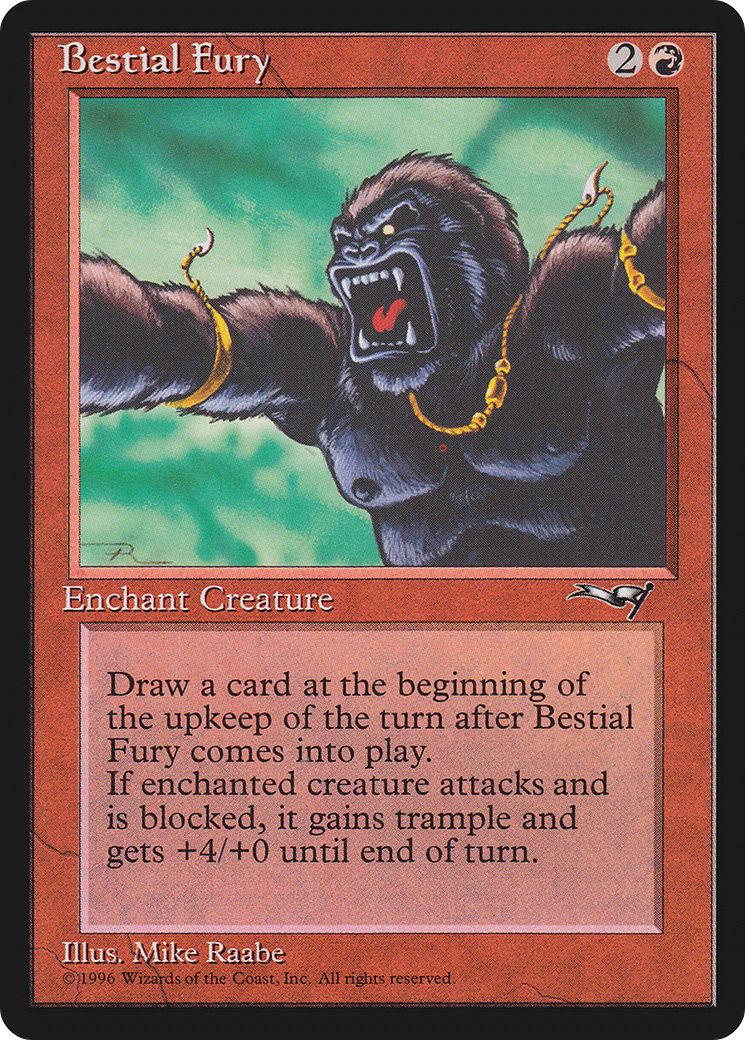 Bestial Fury (Facing Left) (ALL-100)  - Alliances