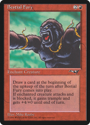 Bestial Fury (Facing Left) (ALL-100)  - Alliances