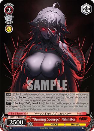 "Burning Scourge" Nihilister (SR) (NIK/S117-E077S SR) - GODDESS OF VICTORY: NIKKE