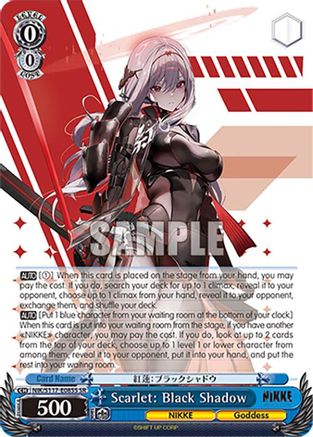 Scarlet: Black Shadow (SR) (NIK/S117-E085S SR) - GODDESS OF VICTORY: NIKKE