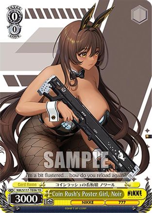 Coin Rush's Poster Girl, Noir (NIK/S117-TE06 TD) - GODDESS OF VICTORY: NIKKE