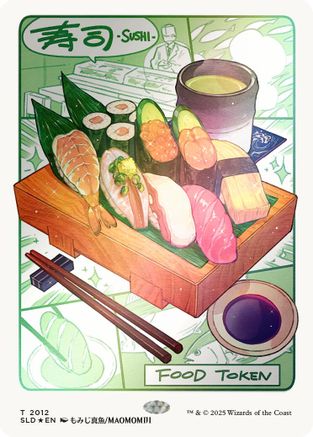 Food Token (2012) (Rainbow Foil) (SLD-2012)  Foil - Secret Lair Drop Series
